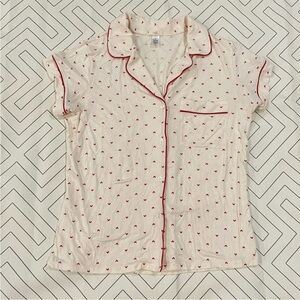 Eberjey Hearts Pajama Top